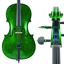 Das Gründe Cello von Geigenbauer Michael Jaumann
